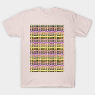 Pink and yellow stripes T-Shirt